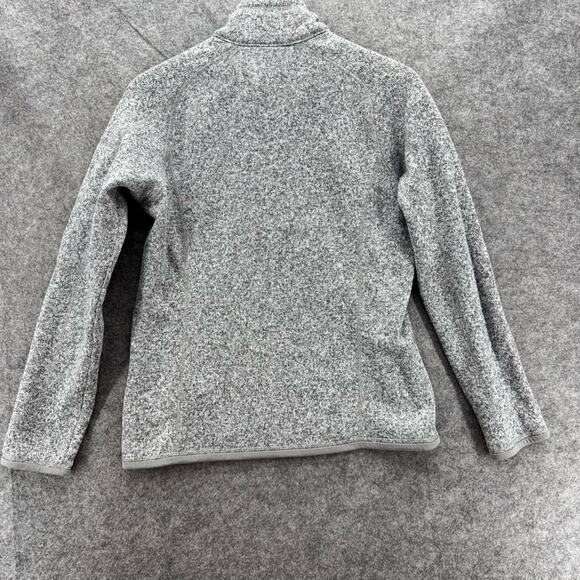 Patagonia Womens Better Sweater Size M Gray 1/4 Zip Pullover Outdoor Sports - Picture 10 of 12